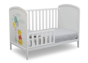 Delta Children Bianca White with Pooh (1301) Disney Winnie The Pooh 3-in-1 Convertible Baby Crib by Delta Children, Toddler Bed View a4a 9