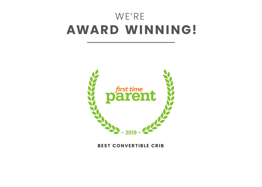 Award badge for Best Convertible Crib Bianca White with Pooh 1301 7-Disney Winnie The Pooh 3-in-1 Convertible Crib