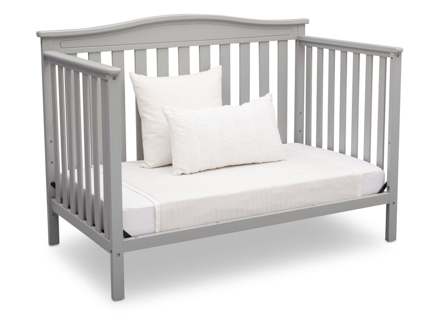 Delta Children Grey (026) Independence 4-in-1 Convertible Crib, Daybed Conversion a6a 4-Independence 4-in-1 Convertible Crib