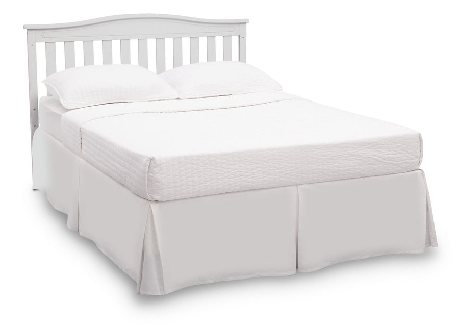 Delta Children Bianca White (130) Independence 4-in-1 Convertible Crib, Full Size Bed Conversion b7b 11-Independence 4-in-1 Convertible Crib