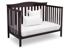 Delta Children Dark Chocolate (207) Independence 4-in-1 Convertible Crib, Daybed Conversion c6c 16-Independence 4-in-1 Convertible Crib