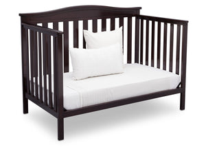 Delta Children Dark Chocolate (207) Independence 4-in-1 Convertible Crib, Daybed Conversion c6c 18