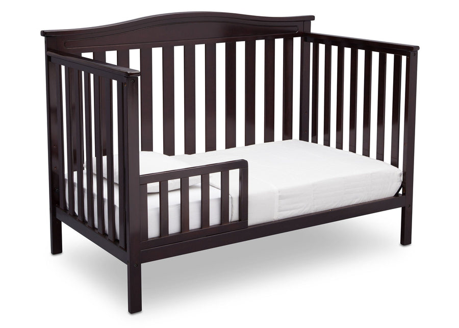 Delta Children Dark Chocolate (207) Independence 4-in-1 Convertible Crib, Toddler Bed Conversion c5c 15-Independence 4-in-1 Convertible Crib