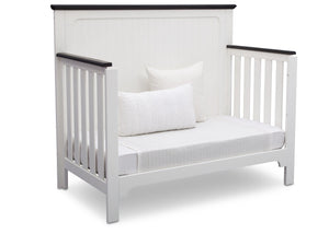 Delta Children Bianca with Rustic Ebony (135) Providence 4-in-1 Crib, Daybed Conversion a6a 5