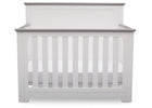 Delta Children Bianca with Rustic Haze (136) Providence 4-in-1 Crib, Front View b3b 8-Providence 4-in-1 Crib