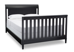 Delta Children Ebony (0011) New Haven 4-in-1 Crib, Angled Conversion to Full Size Bed, a6a 8