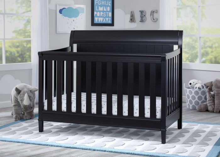 Delta Children Ebony (0011) New Haven 4-in-1 Crib 3-New Haven 4-in-1 Crib