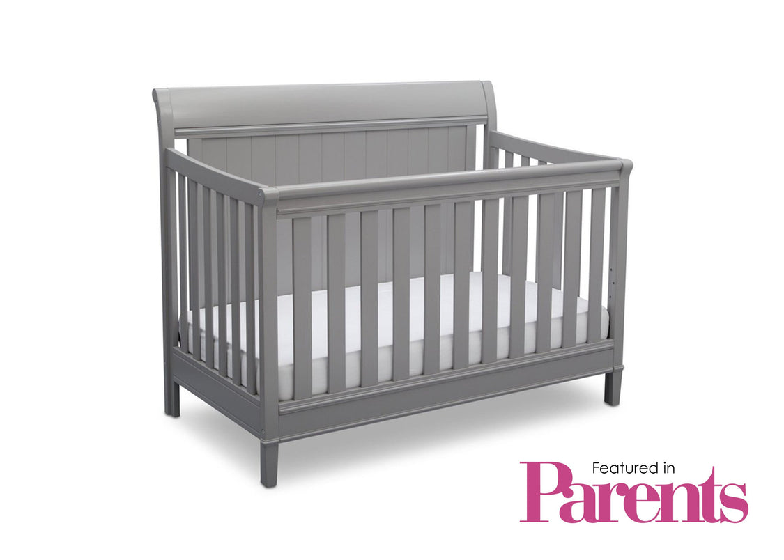 Delta Children Grey (026) New Haven 4-in-1 Crib, With Seal, b7b
