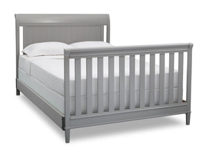 Delta Children Grey (026) New Haven 4-in-1 Crib, Angled Conversion to Full Size Bed, b6b 19