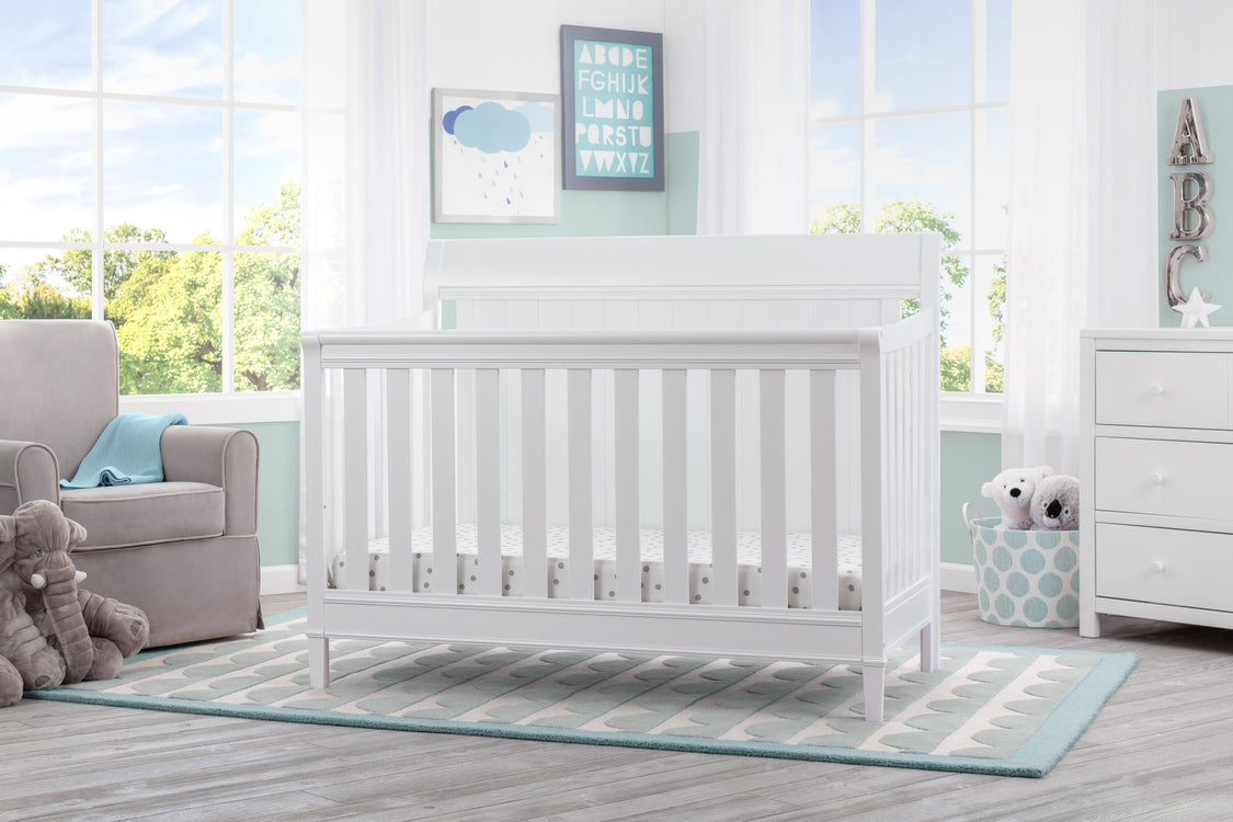 Delta Children Bianca (130) New Haven 4-in-1 Crib, Hangtag, d1d