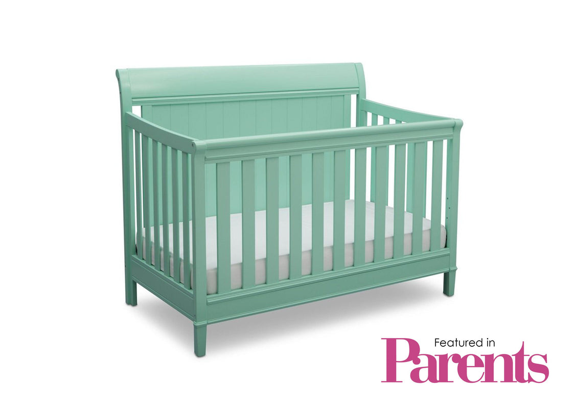 Delta Children Aqua (347) New Haven 4-in-1 Crib, With Seal, e7e