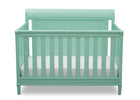 Delta Children Aqua (347) New Haven 4-in-1 Crib, Front View, e2e 26-New Haven 4-in-1 Crib