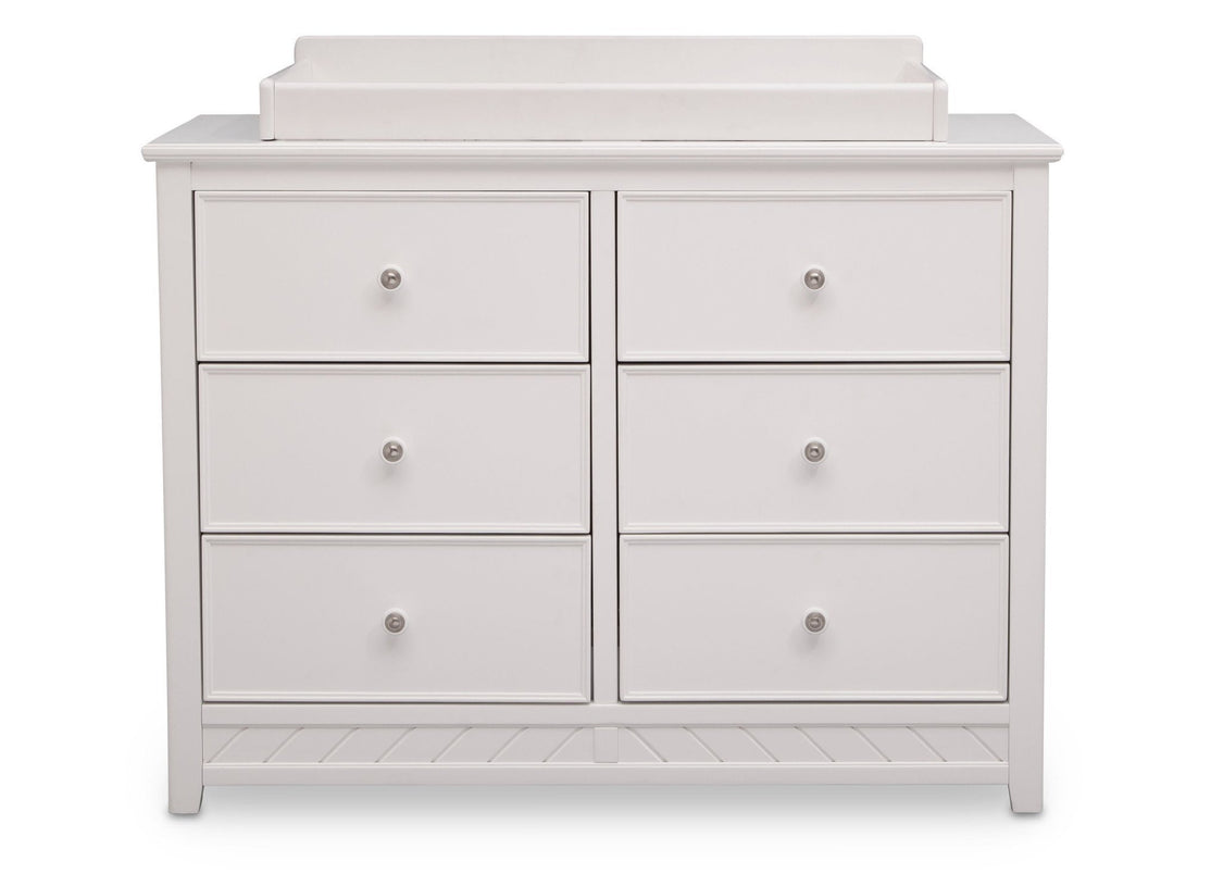 Delta Children Bianca (130) Bennington Elite 6 Drawer Dresser Front View a2a