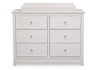 Delta Children Bianca (130) Bennington Elite 6 Drawer Dresser Front View a2a 2-Bennington Elite 6 Drawer Dresser
