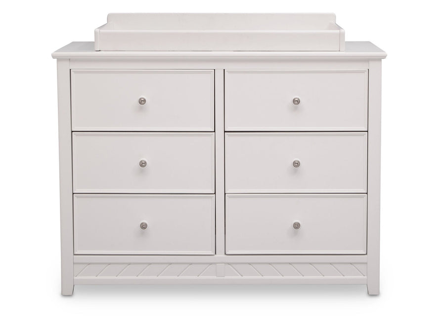 Delta Children Bianca (130) Bennington Elite 6 Drawer Dresser Front View a2a 2-Bennington Elite 6 Drawer Dresser