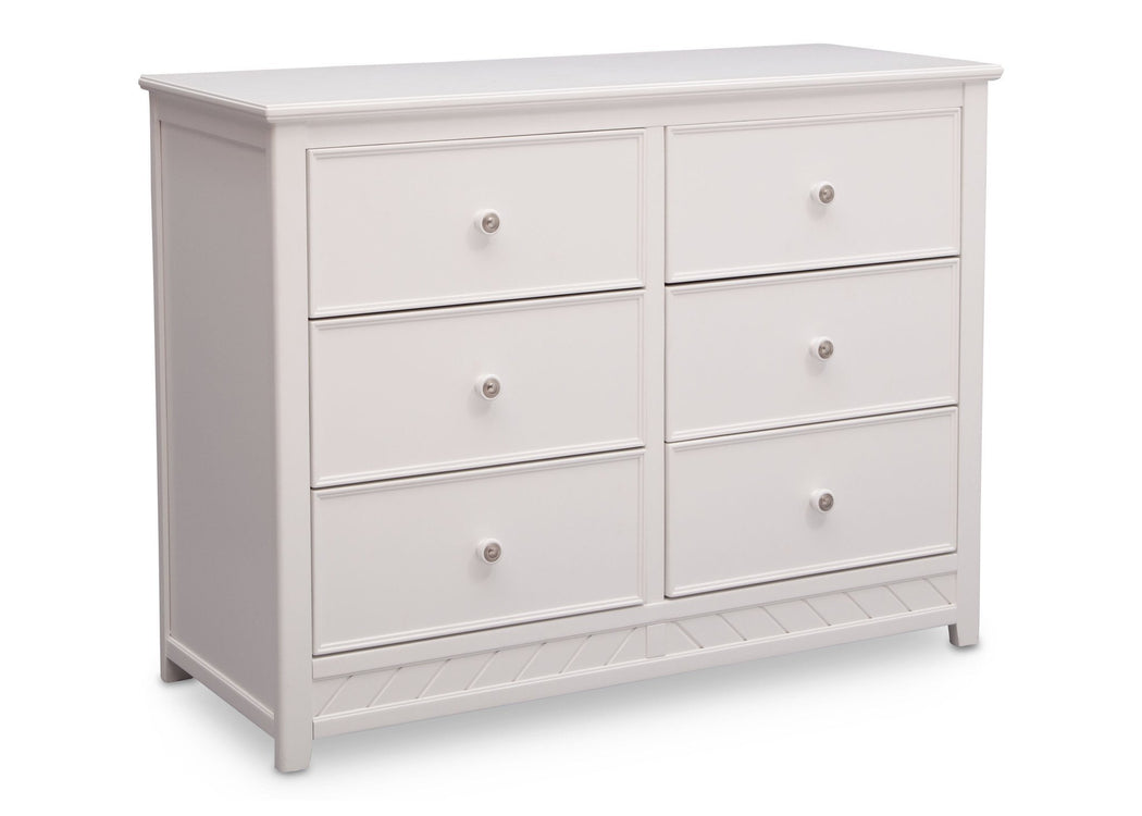 Delta Children Bianca (130) Bennington Elite 6 Drawer Dresser Side View a3a