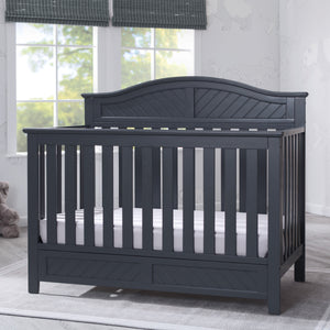 Charcoal (029) 8-Bennington Elite Curved 4-in-1 Crib