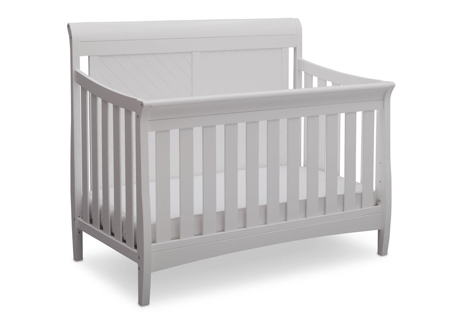 Delta Children Bianca (130) Bennington Elite Sleigh 4-in-1 Convertible Crib (550650), Right Angle, b3b 9-Bennington Elite Sleigh 4-in-1 Convertible Crib