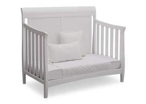 Delta Children Bianca (130) Bennington Elite Sleigh 4-in-1 Convertible Crib (550650), Day Bed, b5b 7