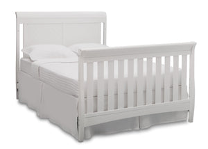 Delta Children Bianca (130) Bennington Elite Sleigh 4-in-1 Convertible Crib (550650), Full Size Bed, b6b 8