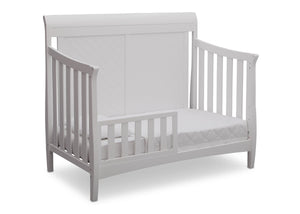 Delta Children Bianca (130) Bennington Elite Sleigh 4-in-1 Convertible Crib (550650), Toddler Bed, b4b 6