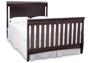 Delta Children Dark Espresso (958) Bennington Elite Sleigh 4-in-1 Convertible Crib (550650), Full Size Bed, c6c 14