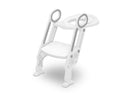 Grey (2094) 2-Kid Size Toddler Potty Training Ladder Seat