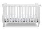 DCB: Bianca White (130) 10-Lancaster 3-in-1 Convertible Crib