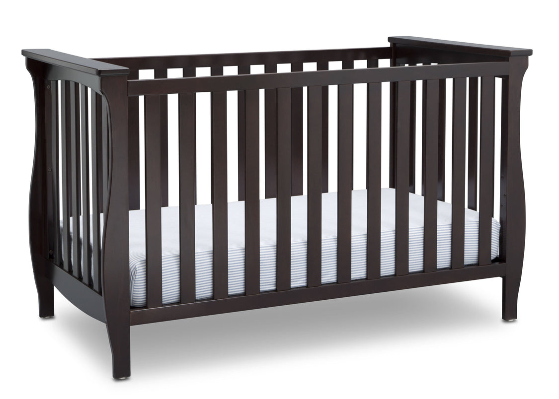 Delta Children Dark Chocolate (207) Lancaster 3-in-1 Convertible Crib (552330), Crib, c3c