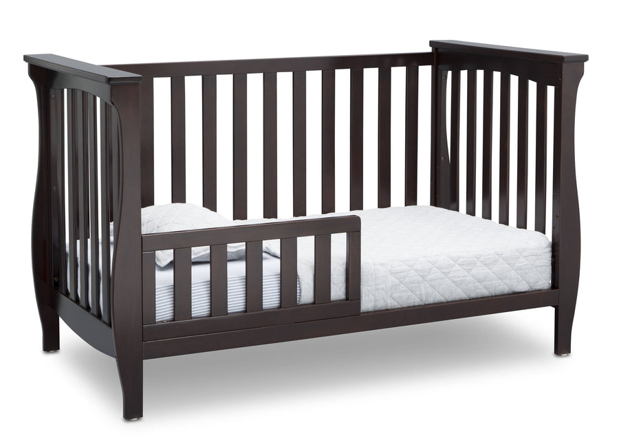Delta Children Dark Chocolate (207) Lancaster 3-in-1 Convertible Crib (552330), Toddler Bed, c5c 13-Lancaster 3-in-1 Convertible Crib