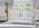 Delta Children Bianca White (130) Greyson Signature 4-in-1 Crib, Room View b1b 7-Greyson Signature 4-in-1 Convertible Crib