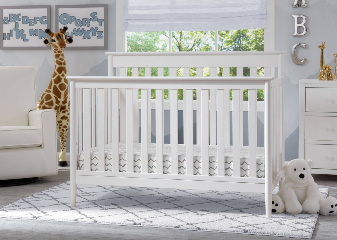 Delta Children Bianca 130 Greyson Signature 4-in-1 Crib, Room View b1b