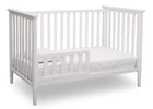 Delta Children Bianca White (130) Greyson 3-in-1 Crib, Angled Conversion to Toddler Bed, a3a 9-Greyson 3-in-1 Crib