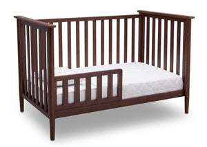 Delta Children Walnut (1316) Greyson 3-in-1 Crib, Angled Conversion to Toddler Bed, b4b 16