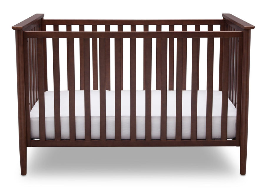 Delta Children Walnut (1316) Greyson 3-in-1 Crib, Front View, b2b 3-Greyson 3-in-1 Crib