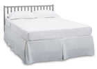 Delta Children Grey (026) Heartland Classic 4-in-1 Convertible Crib, Full Size Bed Angle, a6a 6-Heartland Classic 4-in-1 Convertible Crib