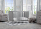 Delta Children Grey (026) Heartland Classic 4-in-1 Convertible Crib, Room, a1a 1-Heartland Classic 4-in-1 Convertible Crib