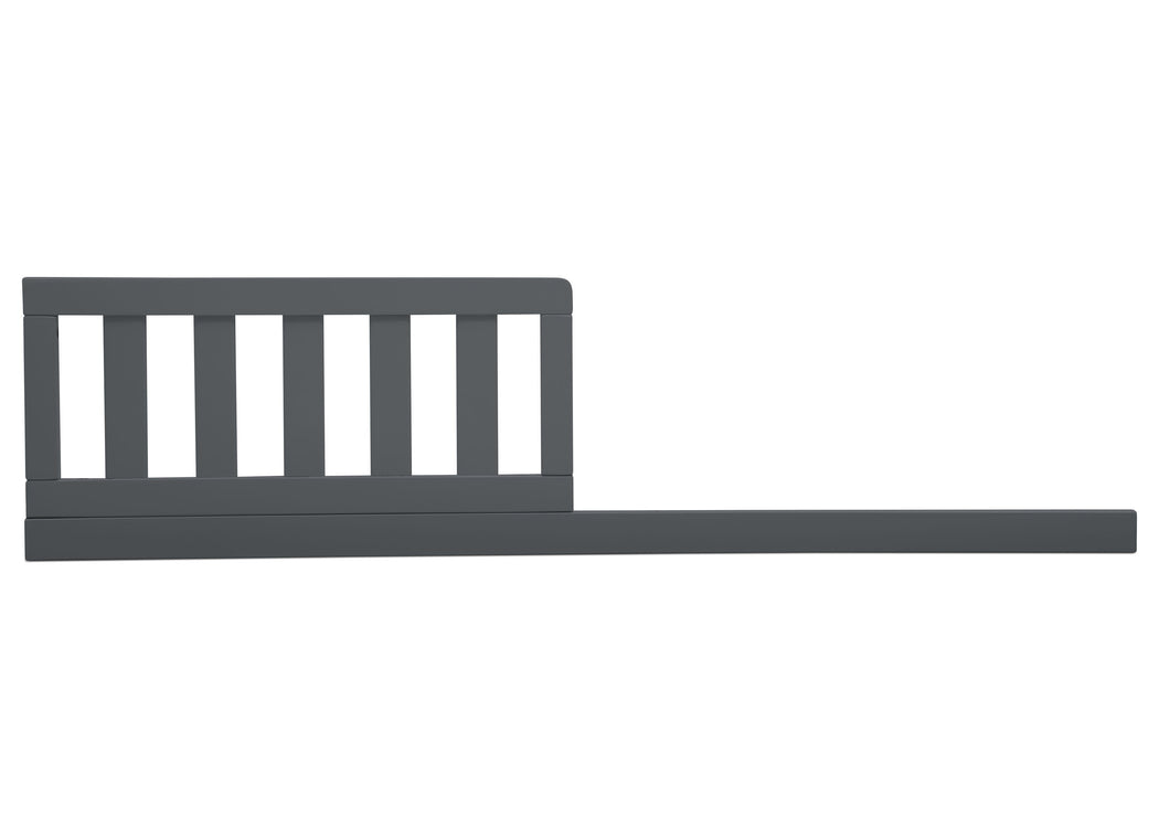 Delta Children Charcoal Grey (029) Daybed/Toddler Guardrail Kit, front view e1e