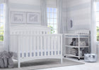 Delta Children Bianca (130) Bennington Elite Arched 4-in-1 Convertible Crib, Room, b1b 7-Bennington Elite Arched 4-in-1 Convertible Crib