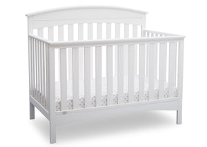 Delta Children Bianca (130) Bennington Elite Arched 4-in-1 Convertible Crib, Crib Angle, b3b 11