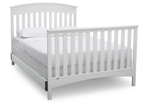 Delta Children Bianca (130) Bennington Elite Arched 4-in-1 Convertible Crib, Full Size Bed, b6b 14