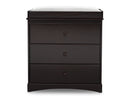 Dark Chocolate (207) 11-Skylar 3 Drawer Dresser with Changing Top