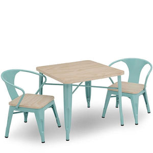 Delta Children Aqua with Driftwood (1315) Bistro Kids Play Table and Chair Set 24