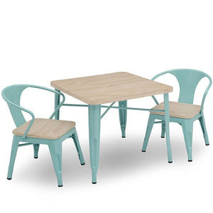 Delta Children Aqua with Driftwood (1315) Bistro Kids Play Table and Chair Set 51