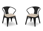 Delta Children Black with Driftwood (1312) Bistro 2-Piece Chair Set (560301), Chairs Silo a3a 4-Bistro 2-Piece Chair Set