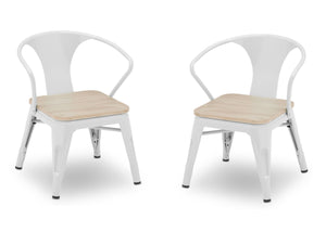 Delta Children White with Driftwood (1313) Bistro 2-Piece Chair Set (560301), Chairs Silo b3b 22