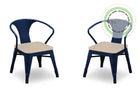 Delta Children Navy with Driftwood 1314 Bistro 2-Piece Chair Set (560301), Chairs Silo c3c 15-Bistro 2-Piece Chair Set