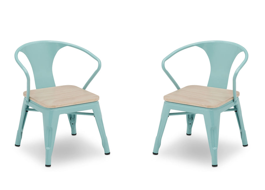 Delta Children Aqua with Driftwood (1315) Bistro 2-Piece Chair Set (560301), Chairs Silo d3d 22-Bistro 2-Piece Chair Set