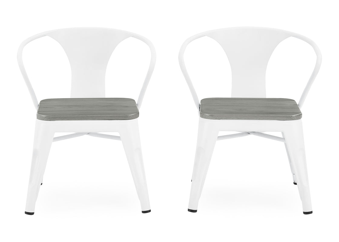 White with Grey Barnboard (153) 4 - Carousel