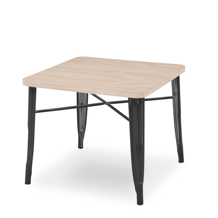 Delta Children Black with Driftwood (1312) Bistro Kids Play Table (560302), Silo a3a 2-Bistro Kids Play Table